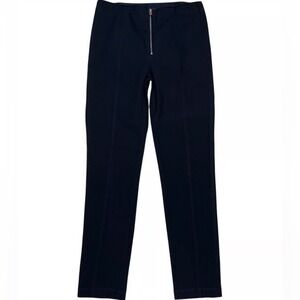 rag & bone Black Crop Pants Womens 2 XS Zip Front Slim Leg Ankle